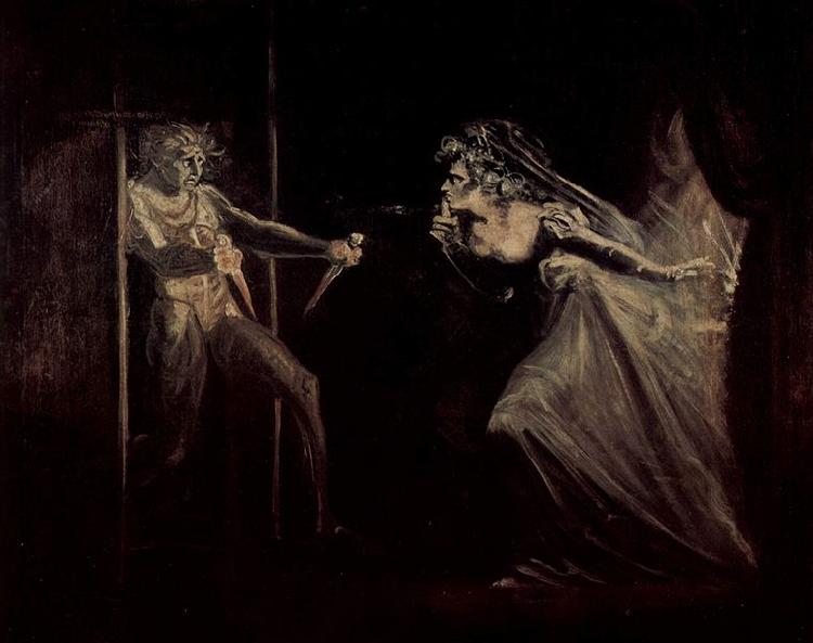 Jacob Heinrich Elbfas Lady Macbeth receives the daggers oil painting image